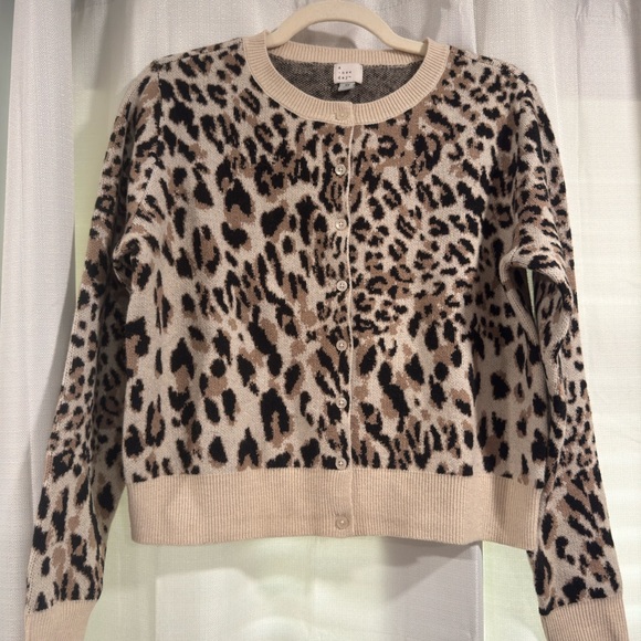 a new day Sweaters - a new day Cream and Brown Knit Sweater